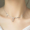 Necklaces - Falling Rain Choker Necklace For Women Simple Necklace Jewelry