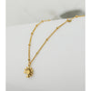 Necklaces - Flower Pendant Dangle Necklace Trendy Jewelry For Women Collar Necklace