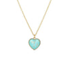 Necklaces - Heart Shape Pendant Link Chain Necklaces For Women Romantic Jewelry