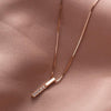 Necklaces - Long Cube Fine Jewelry For Women Minimalist Necklace For Women
