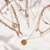 Necklaces - Portrait Multi Layer Pearl Necklace