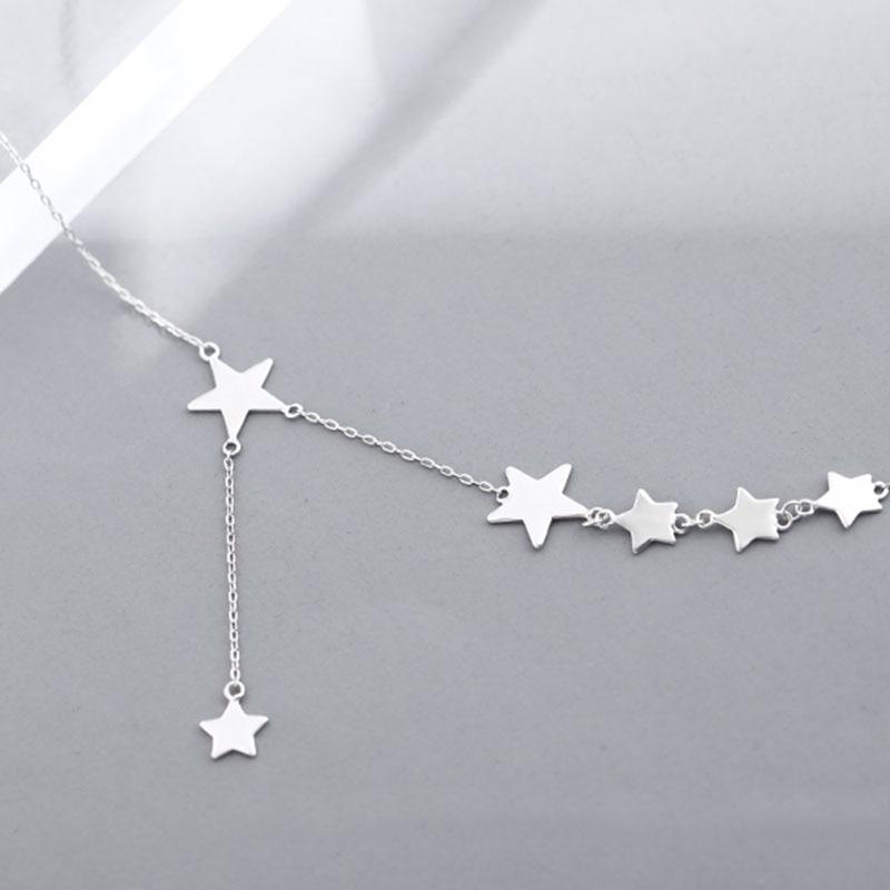 Necklaces - Simple Stars Pendant Necklace