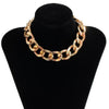 Necklaces - Statement Thick Chain Choker