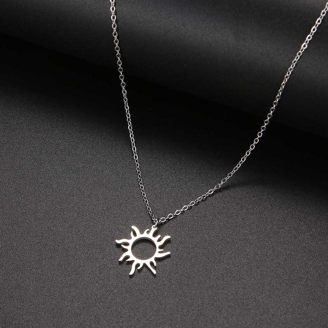 Necklaces - Sun Pendant Necklaces Charm Women Fashion Jewelry