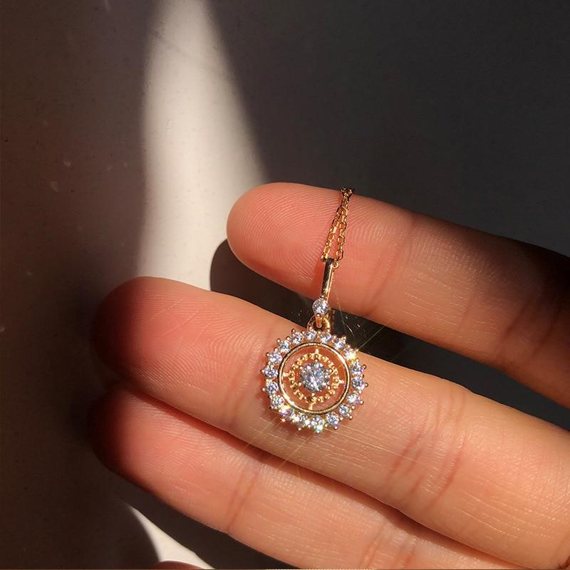 Necklaces - Sunflower Necklace For Women Chain Necklace Fashion Jewelry