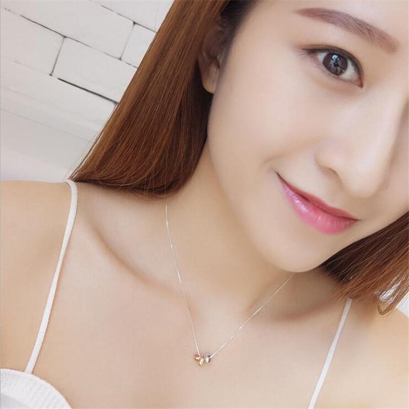 Necklaces - Three Color Chain Pendant Necklace For Women Fashion Necklace For Women