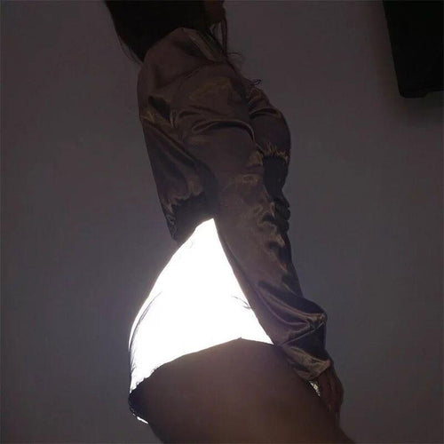Night Light Reflective Shorts-Shorts-Arimonz-Arimonz