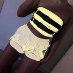 Night Light Reflective Shorts-Shorts-Arimonz-Arimonz
