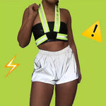 Night Light Reflective Shorts-Shorts-Arimonz-Arimonz