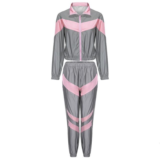 Night Out Sets - Glow Jacket & Trousers Tracksuits Set