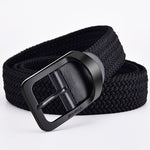 Nylon Belt Alloy Casual Belt Women Wild Stretch Jeans Belt-Belts-Arimonz-black black-105CM/41.3inches-Arimonz
