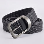 Nylon Belt Alloy Casual Belt Women Wild Stretch Jeans Belt-Belts-Arimonz-gray-105CM/41.3inches-Arimonz