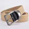 Nylon Belt Alloy Casual Belt Women Wild Stretch Jeans Belt-Belts-Arimonz-khaki-105CM/41.3inches-Arimonz