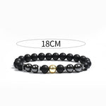 Obsidian Anklet Adjustable Weight Loss Magnetic Therapy Magnet Anklet-Anklets-Arimonz-Arimonz