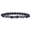 Obsidian Anklet Adjustable Weight Loss Magnetic Therapy Magnet Anklet-Anklets-Arimonz-black-Arimonz