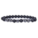 Obsidian Anklet Adjustable Weight Loss Magnetic Therapy Magnet Anklet-Anklets-Arimonz-black-Arimonz