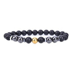 Obsidian Anklet Adjustable Weight Loss Magnetic Therapy Magnet Anklet-Anklets-Arimonz-gold-Arimonz
