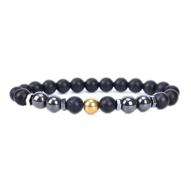 Obsidian Anklet Adjustable Weight Loss Magnetic Therapy Magnet Anklet-Anklets-Arimonz-gold-Arimonz
