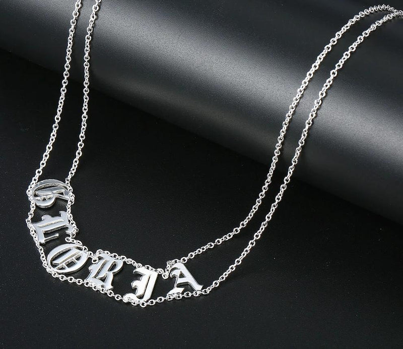 Old English Necklace Choker-Necklaces-Arimonz-Arimonz