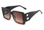 Oversize Sunglasses for Woman Big Frame Fashion Sunglasses-Sunglasses-Arimonz-Black Leopard Tea-Arimonz