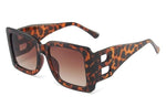Oversize Sunglasses for Woman Big Frame Fashion Sunglasses-Sunglasses-Arimonz-Leopard Tea-Arimonz