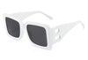 Oversize Sunglasses for Woman Big Frame Fashion Sunglasses-Sunglasses-Arimonz-White Gray-Arimonz