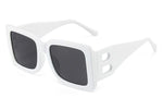 Oversize Sunglasses for Woman Big Frame Fashion Sunglasses-Sunglasses-Arimonz-White Gray-Arimonz