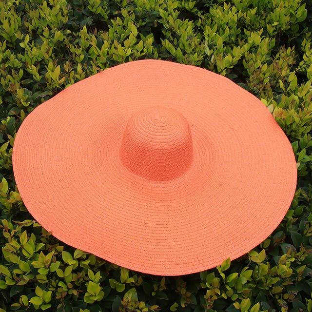 Oversized Beach Hat-Hats-Arimonz-orange-Arimonz