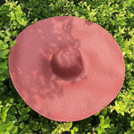 Oversized Beach Hat-Hats-Arimonz-wine red-Arimonz
