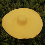 Oversized Beach Hat-Hats-Arimonz-yellow-Arimonz