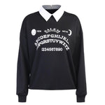 Oversized Hoodies Streetwear Chic Letter Print Long Sleeve Hoodies-Pullovers-Arimonz-Arimonz