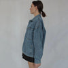 Oversized Jeans Denim Jackets for Women Solid Casual Women Jean Jacket-Jean Jackets-Arimonz-Arimonz