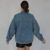 Oversized Jeans Denim Jackets for Women Solid Casual Women Jean Jacket-Jean Jackets-Arimonz-Arimonz