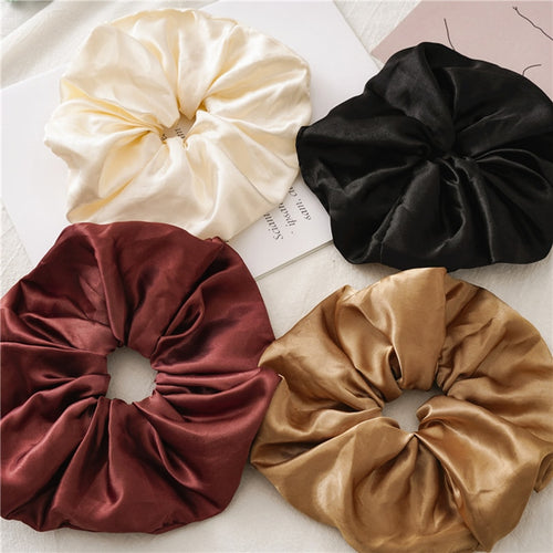 Oversized Scrunchies Big Rubber Hair Ties Elastic Hair Bands-Hair Accessories-Arimonz-Arimonz