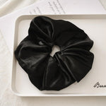 Oversized Scrunchies Big Rubber Hair Ties Elastic Hair Bands-Hair Accessories-Arimonz-Black-Arimonz