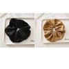 Oversized Scrunchies Big Rubber Hair Ties Elastic Hair Bands-Hair Accessories-Arimonz-Black Beige-Arimonz