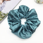 Oversized Scrunchies Big Rubber Hair Ties Elastic Hair Bands-Hair Accessories-Arimonz-Blue Green-Arimonz