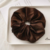 Oversized Scrunchies Big Rubber Hair Ties Elastic Hair Bands-Hair Accessories-Arimonz-Dark Mocha-Arimonz