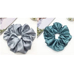 Oversized Scrunchies Big Rubber Hair Ties Elastic Hair Bands-Hair Accessories-Arimonz-Gray Blue Green-Arimonz