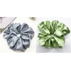 Oversized Scrunchies Big Rubber Hair Ties Elastic Hair Bands-Hair Accessories-Arimonz-Gray Light Green-Arimonz