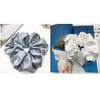 Oversized Scrunchies Big Rubber Hair Ties Elastic Hair Bands-Hair Accessories-Arimonz-Gray White-Arimonz