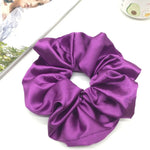 Oversized Scrunchies Big Rubber Hair Ties Elastic Hair Bands-Hair Accessories-Arimonz-Purple-Arimonz