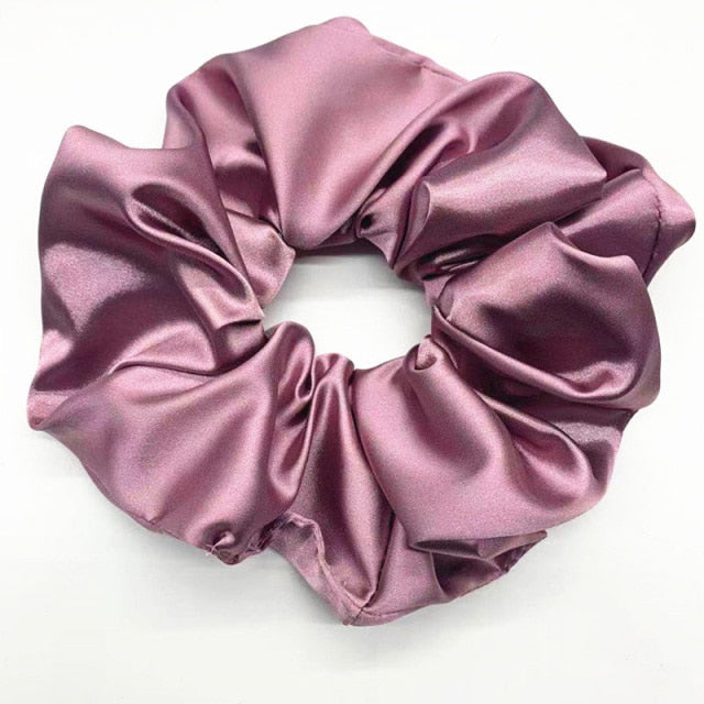 Oversized Scrunchies Big Rubber Hair Ties Elastic Hair Bands-Hair Accessories-Arimonz-Violet-Arimonz