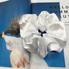 Oversized Scrunchies Big Rubber Hair Ties Elastic Hair Bands-Hair Accessories-Arimonz-White-Arimonz