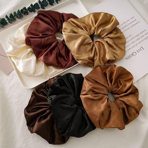 Oversized Scrunchies Big Rubber Hair Ties Elastic Hair Bands-Hair Accessories-Arimonz-Arimonz