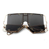 Oversized Square Sunglasses Unique And Fashionable Eyewear-Sunglasses-Arimonz-Black-Arimonz