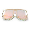 Oversized Square Sunglasses Unique And Fashionable Eyewear-Sunglasses-Arimonz-Light Pink-Arimonz