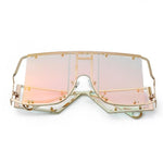 Oversized Square Sunglasses Unique And Fashionable Eyewear-Sunglasses-Arimonz-Light Pink-Arimonz