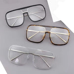 Oversized Square Sunglasses Women Retro Sunglasses-Sunglasses-Arimonz-Arimonz