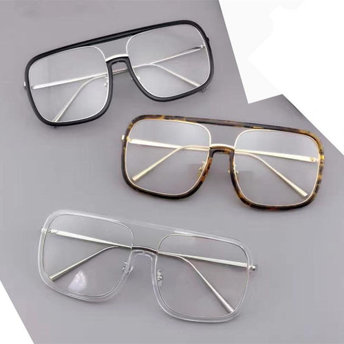 Oversized Square Sunglasses Women Retro Sunglasses-Sunglasses-Arimonz-Arimonz